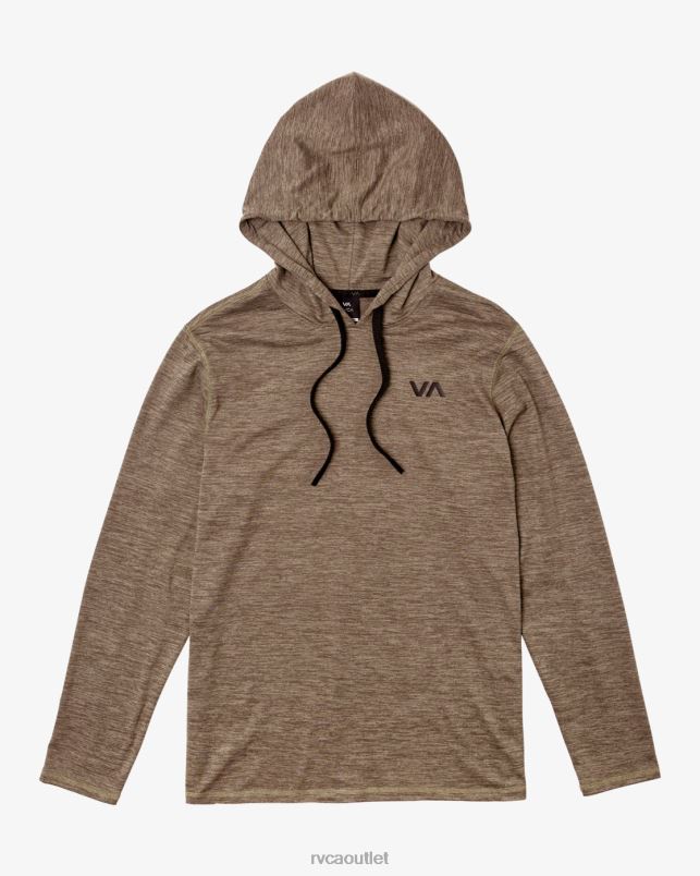 Clothing V84B14 mushroom RVCA Men C-Able Pullover Hoodie