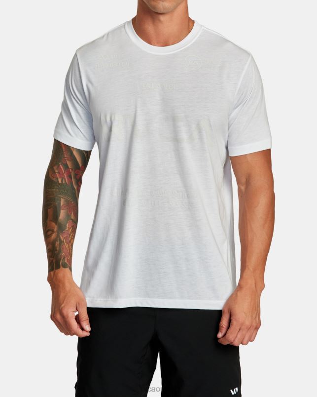 Clothing V84B200 white RVCA Men VA Sport Tee