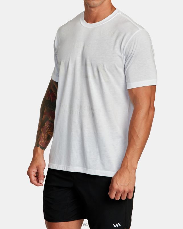 Clothing V84B200 white RVCA Men VA Sport Tee