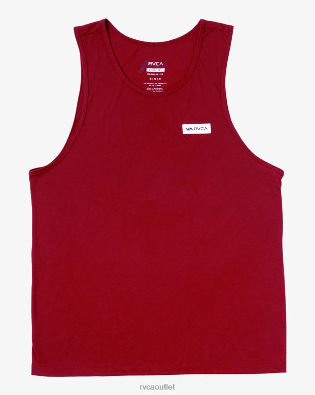 Clothing V84B276 cardinal RVCA Men Icon Tank Top