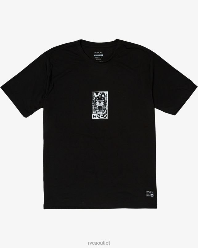 Clothing V84B293 black RVCA Men Martin Ander Tee