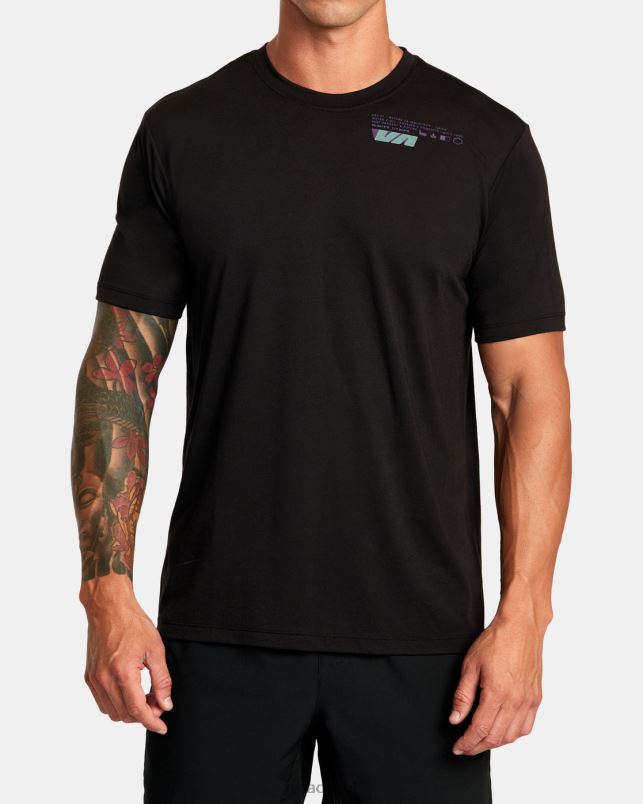 Clothing V84B301 black RVCA Men VA Sport Elevate Tee