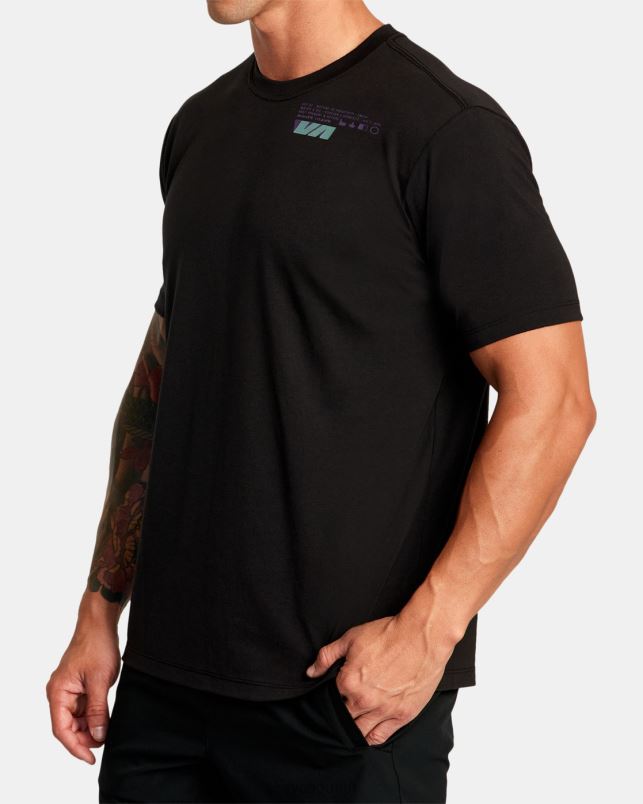 Clothing V84B301 black RVCA Men VA Sport Elevate Tee
