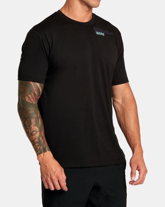 Clothing V84B301 black RVCA Men VA Sport Elevate Tee