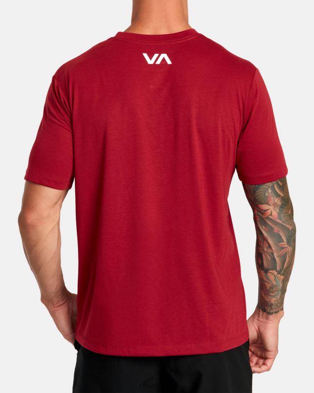 Clothing V84B303 cardinal RVCA Men Icon Tee
