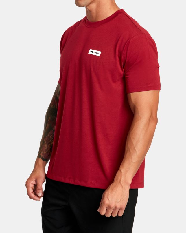 Clothing V84B303 cardinal RVCA Men Icon Tee