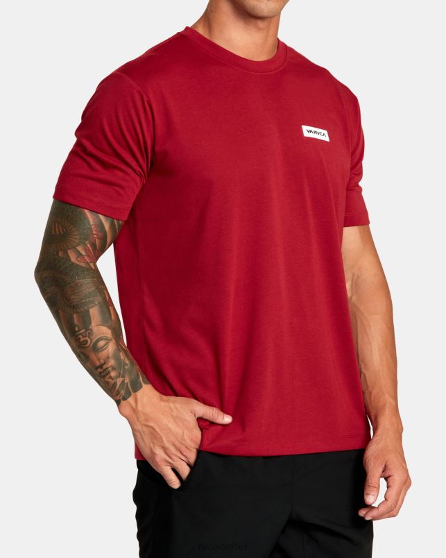Clothing V84B303 cardinal RVCA Men Icon Tee