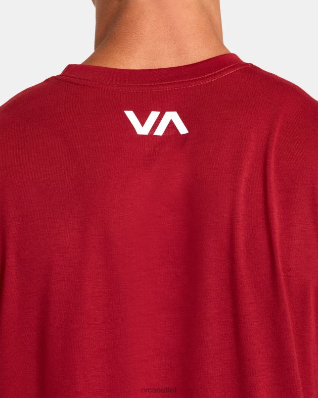 Clothing V84B303 cardinal RVCA Men Icon Tee