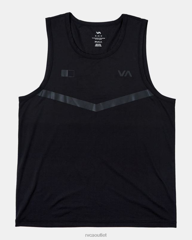Clothing V84B313 black RVCA Men Runner Tank Top