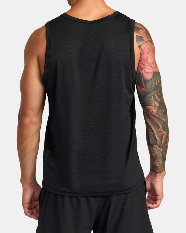 Clothing V84B313 black RVCA Men Runner Tank Top