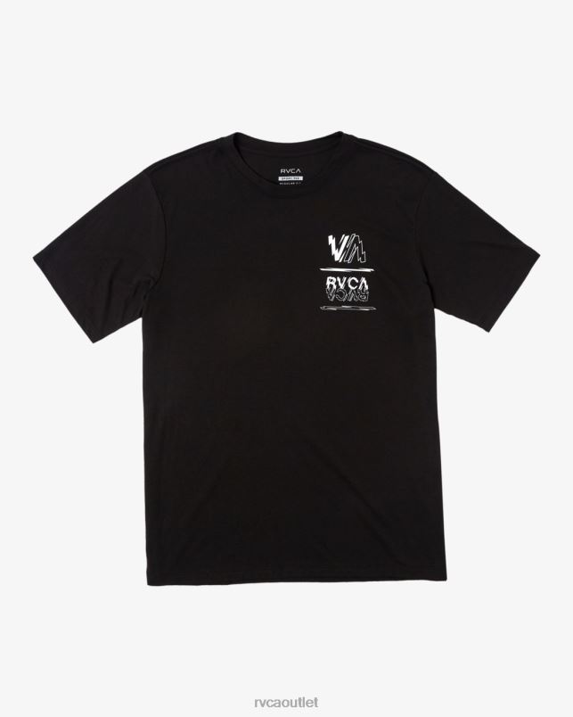 Clothing V84B34 black RVCA Men VA Sport Volt Tee
