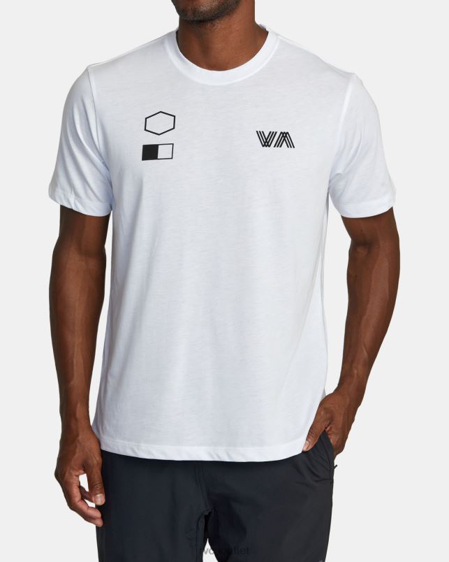 Clothing V84B395 white RVCA Men Copy T-Shirt