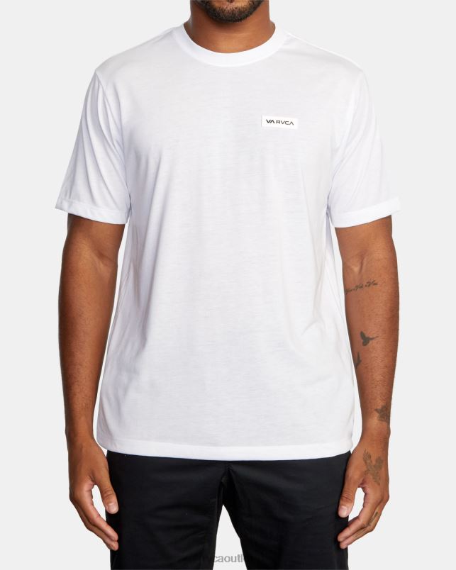 Clothing V84B587 white RVCA Men Icon Tee