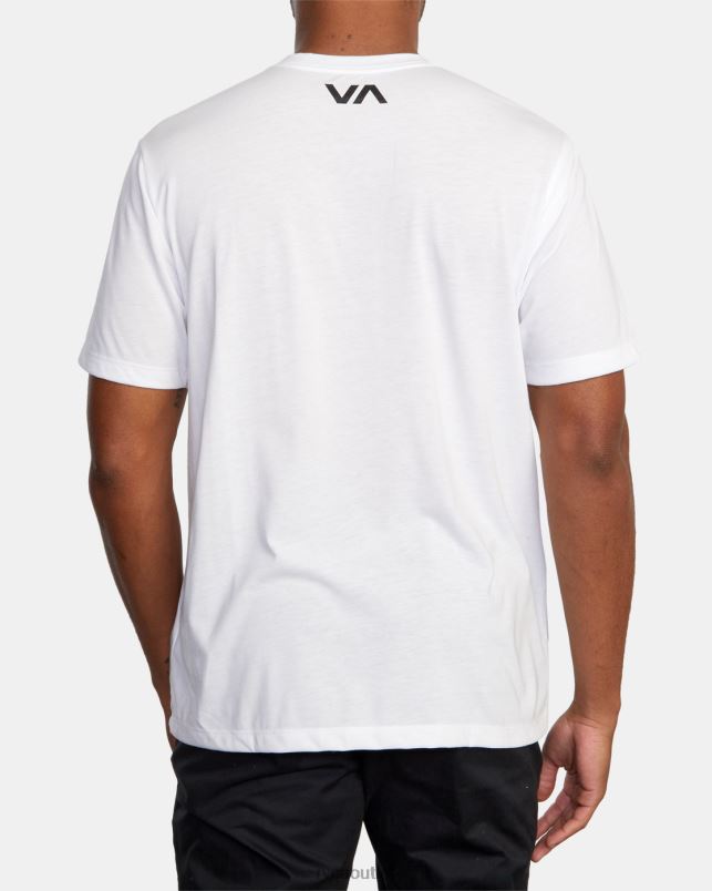 Clothing V84B587 white RVCA Men Icon Tee