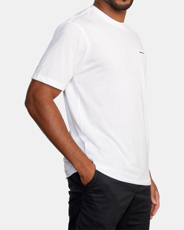 Clothing V84B587 white RVCA Men Icon Tee