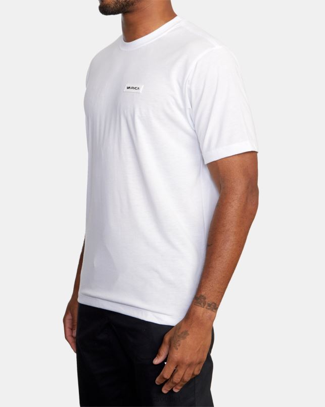 Clothing V84B587 white RVCA Men Icon Tee