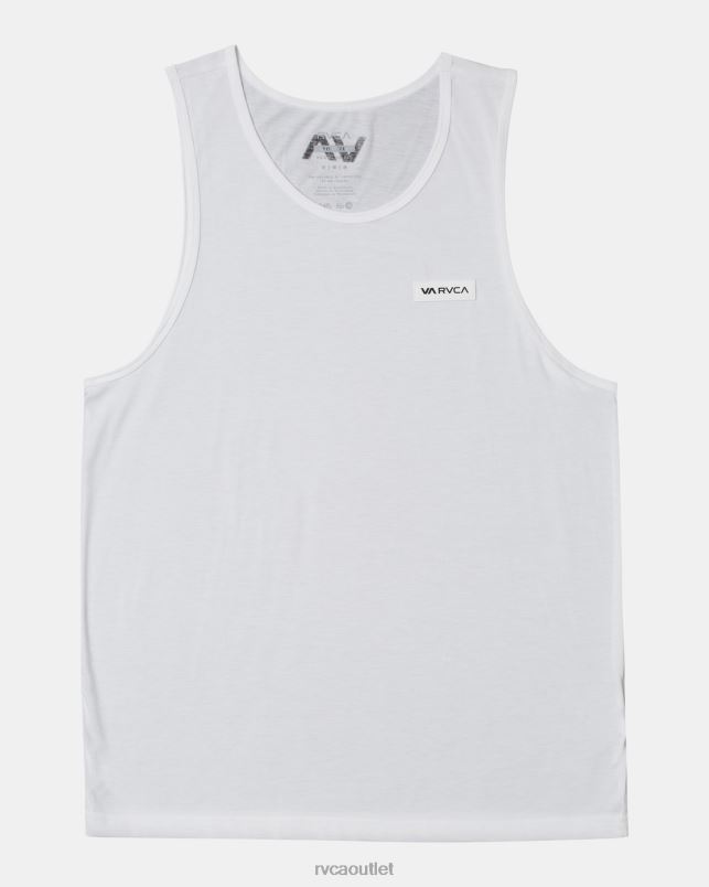 Clothing V84B659 white RVCA Men Icon Tank Top