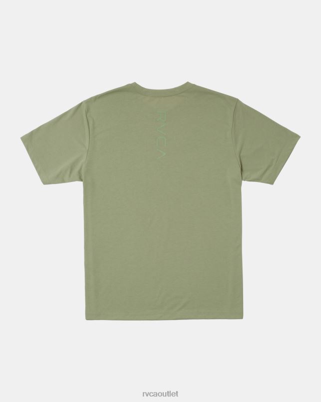 Clothing V84B668 grey army RVCA Men VA Mark Tee