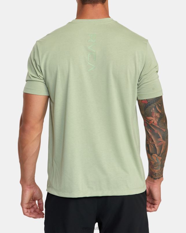 Clothing V84B668 grey army RVCA Men VA Mark Tee