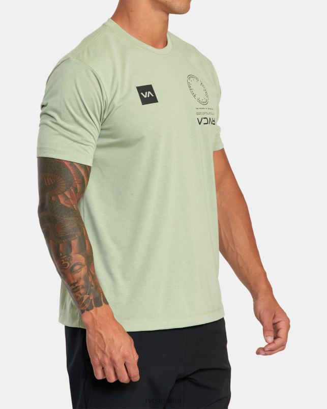 Clothing V84B668 grey army RVCA Men VA Mark Tee