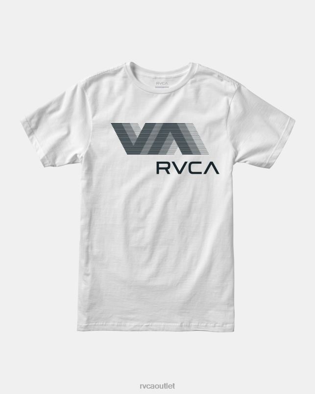 Clothing V84B681 white RVCA Men VA Blur Tee