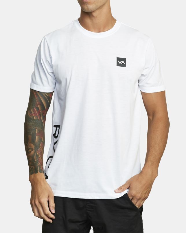 Clothing V84B688 white RVCA Men 2X Tee