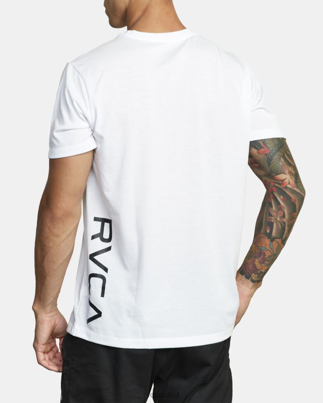 Clothing V84B688 white RVCA Men 2X Tee