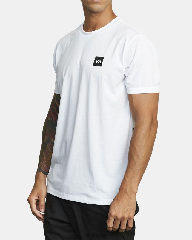 Clothing V84B688 white RVCA Men 2X Tee