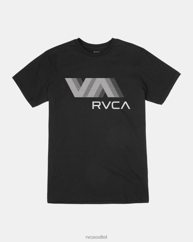 Clothing V84B928 black RVCA Men VA Blur Tee