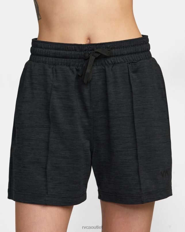 Clothing V84B1263 black RVCA Women C-Able Workout Shorts