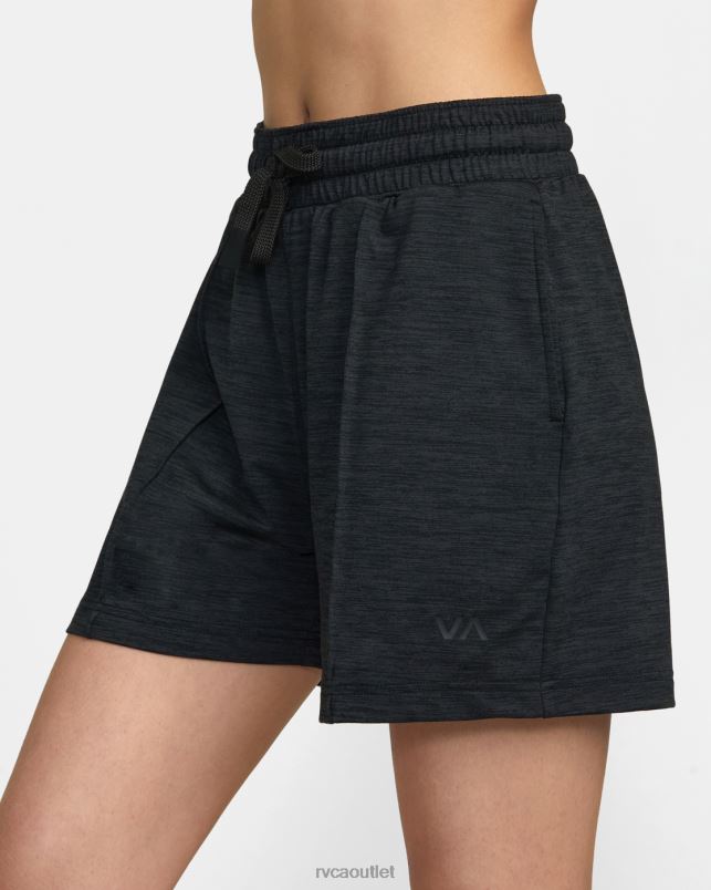 Clothing V84B1263 black RVCA Women C-Able Workout Shorts