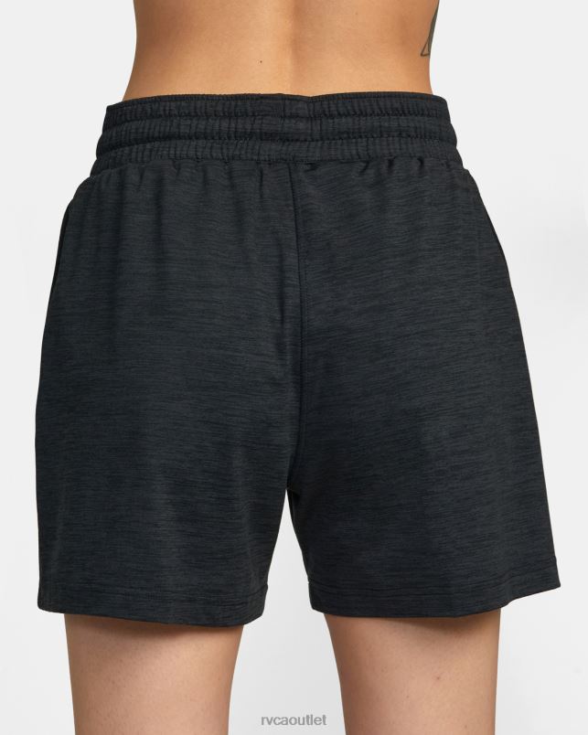 Clothing V84B1263 black RVCA Women C-Able Workout Shorts