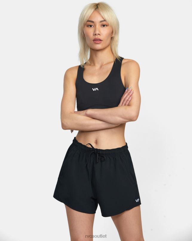 Clothing V84B1284 black RVCA Women VA Essential Yogger Sport Shorts 12