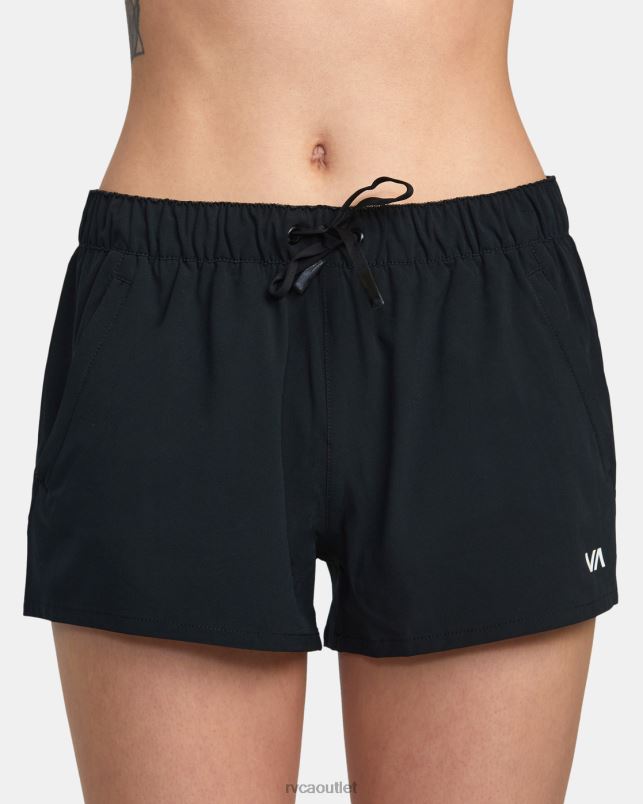 Clothing V84B1311 black RVCA Women VA Essential Low-Rise Yogger Sport Shorts