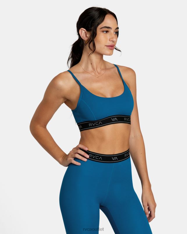 Clothing V84B1082 teal RVCA Women Base Sports Bra