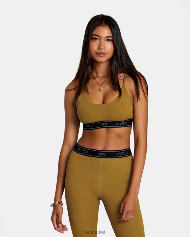 Clothing V84B1083 sienna RVCA Women Base Sports Bra