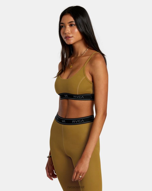 Clothing V84B1083 sienna RVCA Women Base Sports Bra