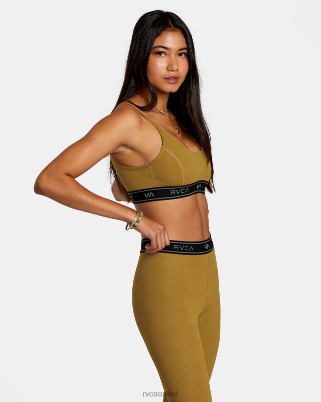 Clothing V84B1083 sienna RVCA Women Base Sports Bra