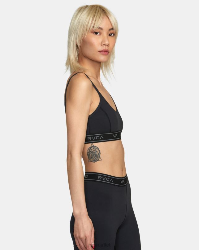 Clothing V84B1084 black RVCA Women Base Sports Bra