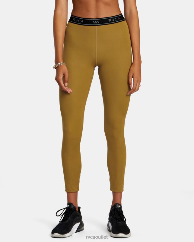 Clothing V84B1190 sienna RVCA Women Base Workout Leggings