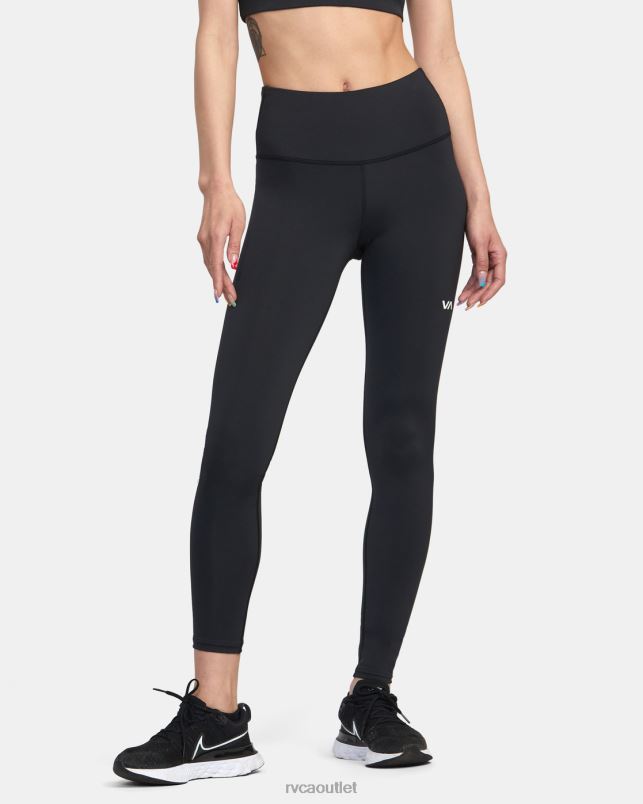 Clothing V84B1291 black RVCA Women VA Essential Workout Leggings