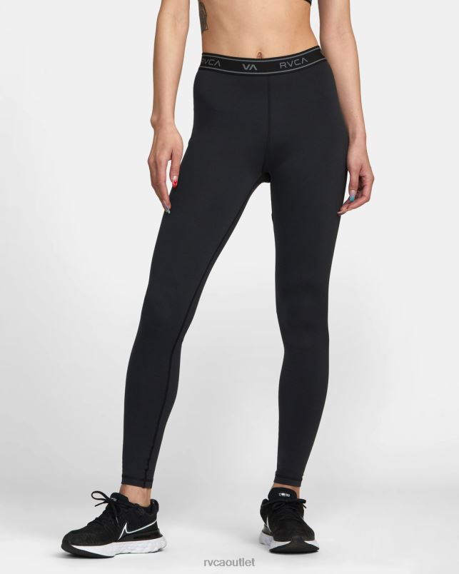 Clothing V84B1304 black RVCA Women Base Workout Leggings