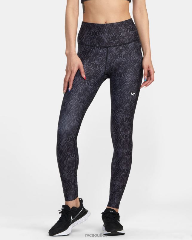 Clothing V84B1428 snake RVCA Women VA Essential Workout Leggings