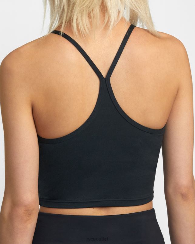 Clothing V84B1272 black RVCA Women Base Tank Sports Bra