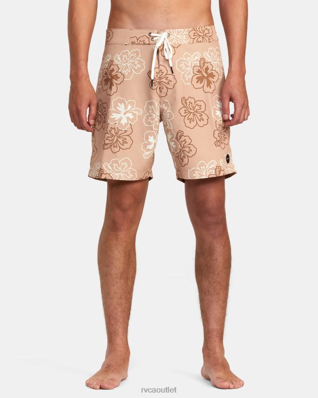 Bottoms V84B1001 khaki RVCA Unisex Toppe 16 Boardshorts