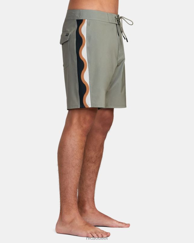 Bottoms V84B1009 aloe wave RVCA Unisex Apex Boardshorts 18