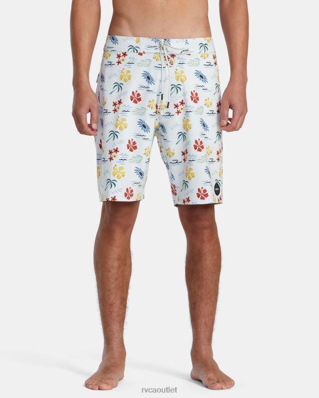 Bottoms V84B1013 vanilla RVCA Unisex VA Boardshorts 19