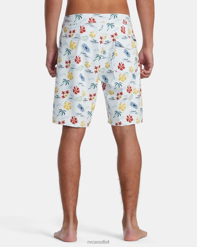 Bottoms V84B1013 vanilla RVCA Unisex VA Boardshorts 19
