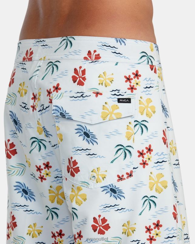 Bottoms V84B1013 vanilla RVCA Unisex VA Boardshorts 19