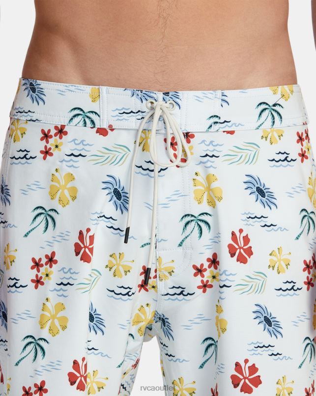 Bottoms V84B1013 vanilla RVCA Unisex VA Boardshorts 19
